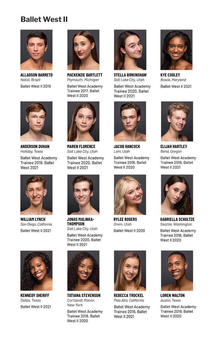 Ballet West Artists Photos