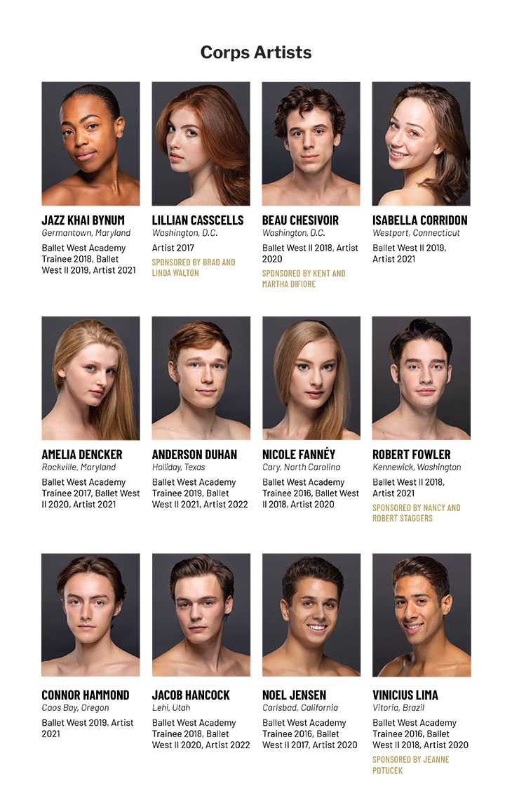 Ballet West Artists Photos
