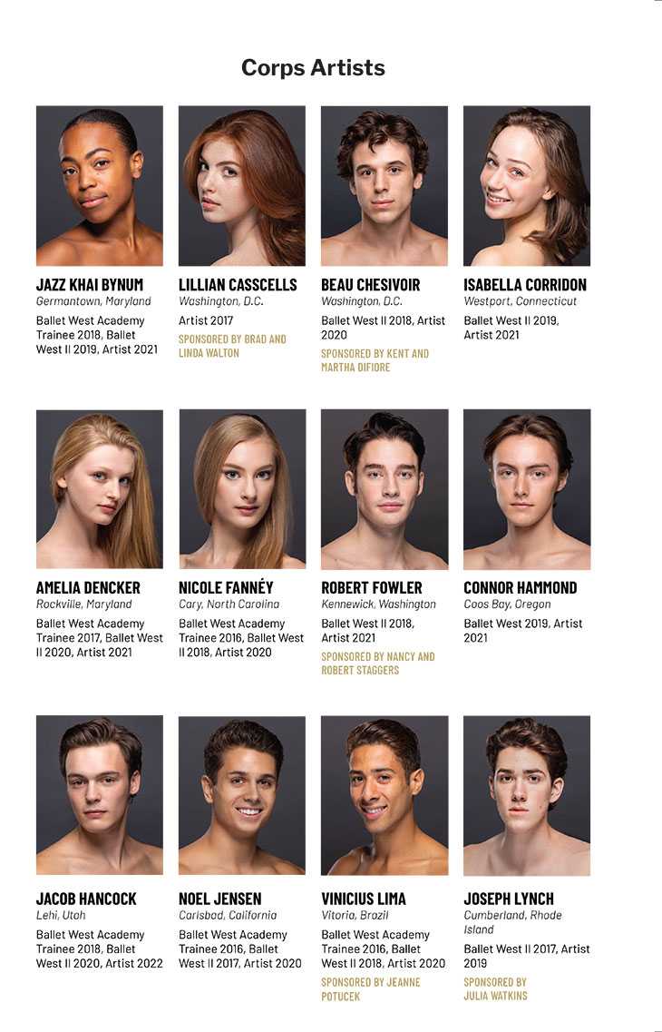 Ballet West Artists Photos