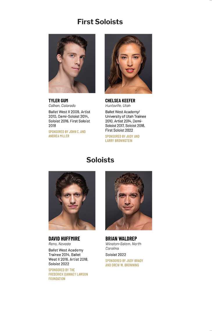 Ballet West First Soloists Photos