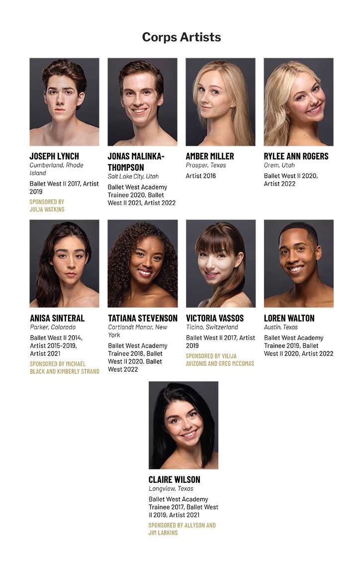 Ballet West Artists Photos