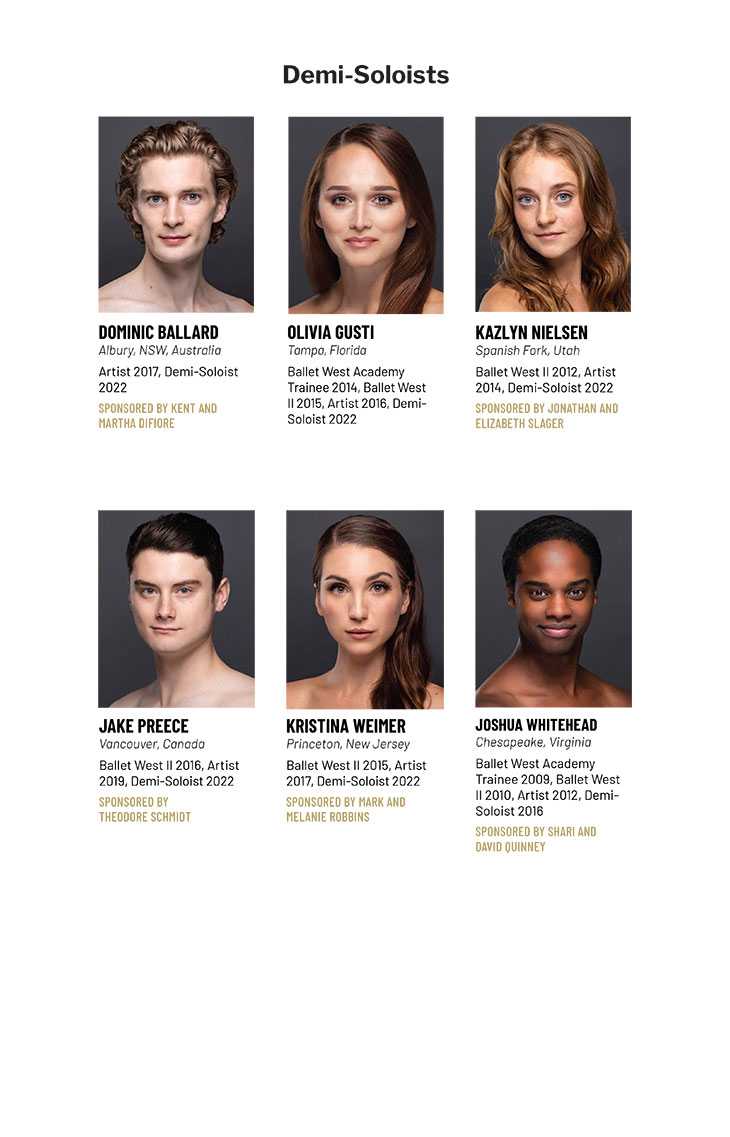 Ballet West Soloists Photos