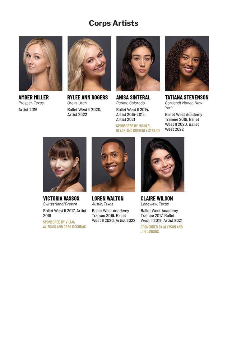 Ballet West Artists Photos
