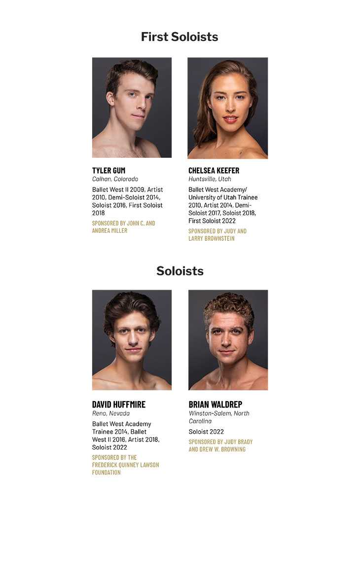 Ballet West First Soloists Photos