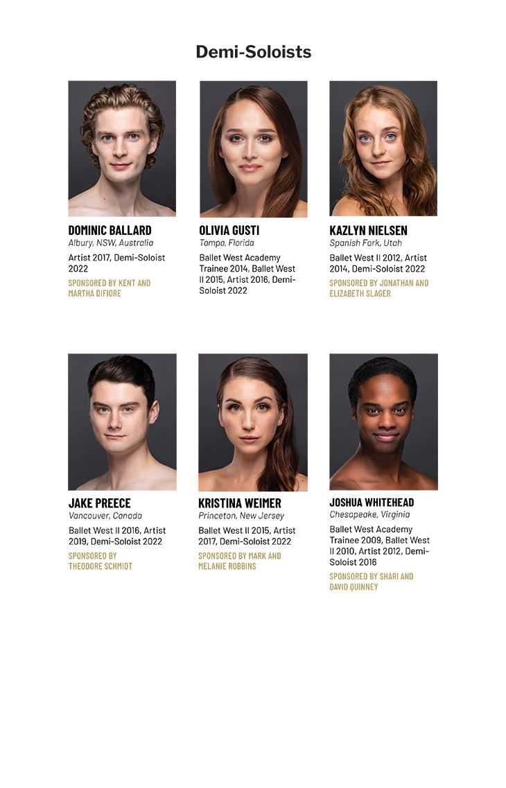 Ballet West Soloists Photos