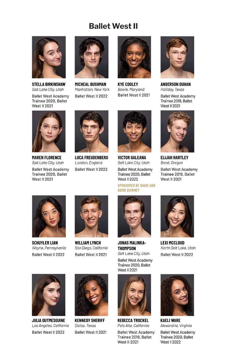 Ballet West Artists Photos